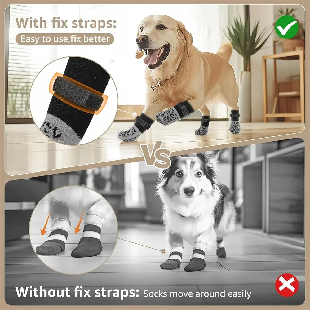 PawSteady Grip Socks — Anti-Slip Traction Socks for Senior Dogs