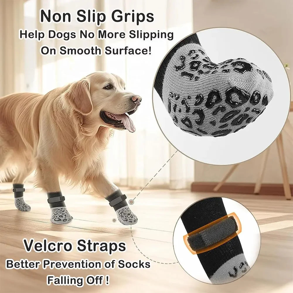 PawSteady Grip Socks — Anti-Slip Traction Socks for Senior Dogs