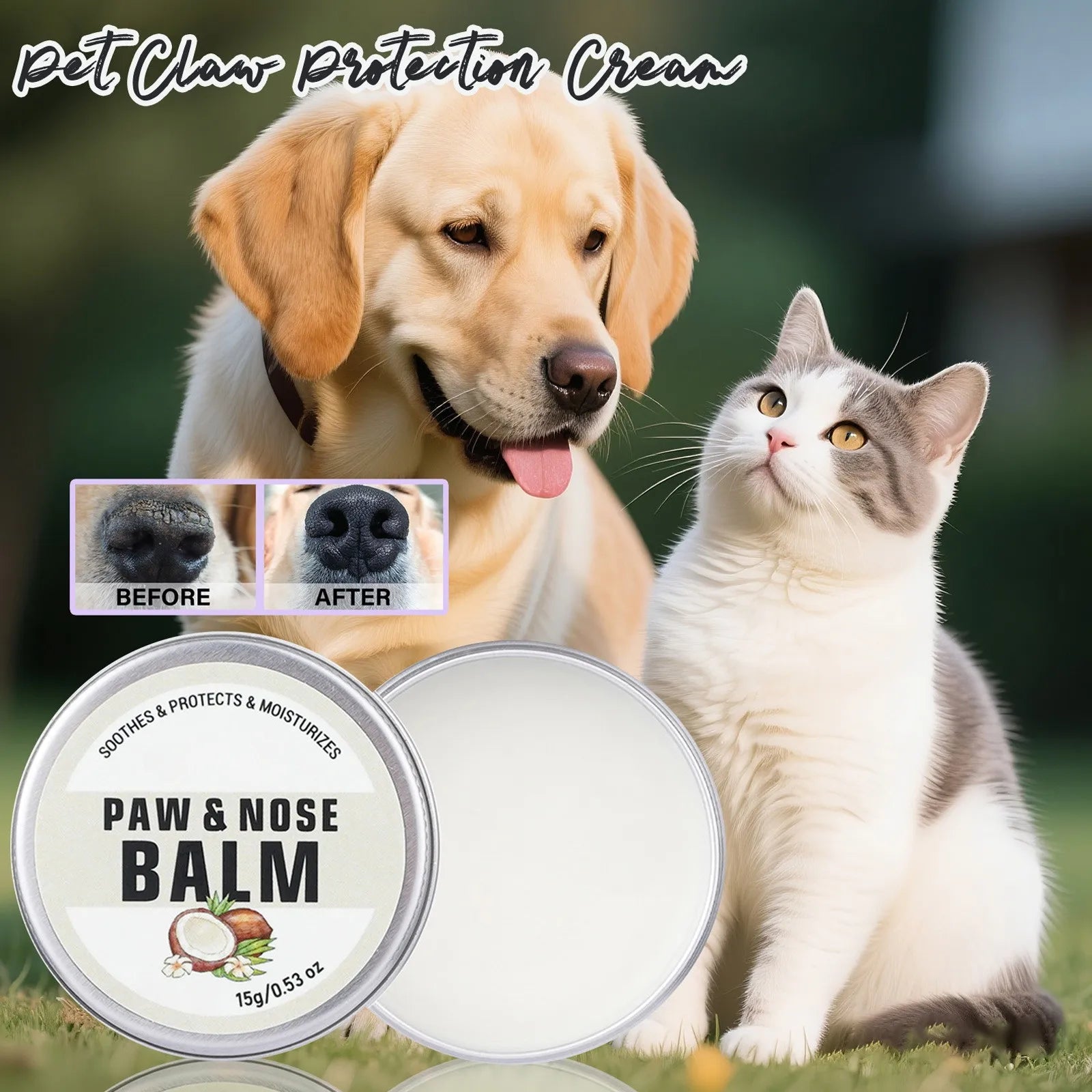 PawSteady Paw Balm — Moisturizing Care for Dog Paws & Nose